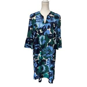Jude Connally Floral Bell Sleeve Dress Size M - Excellent condition